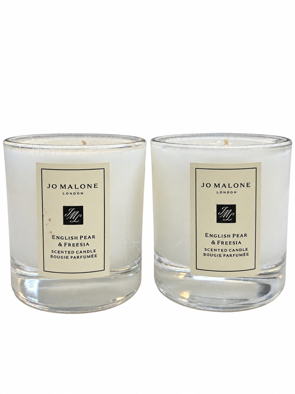 NEW Jo Malone London English Pear & Freesia Mini Candles - Pair of 2 (NWOB)